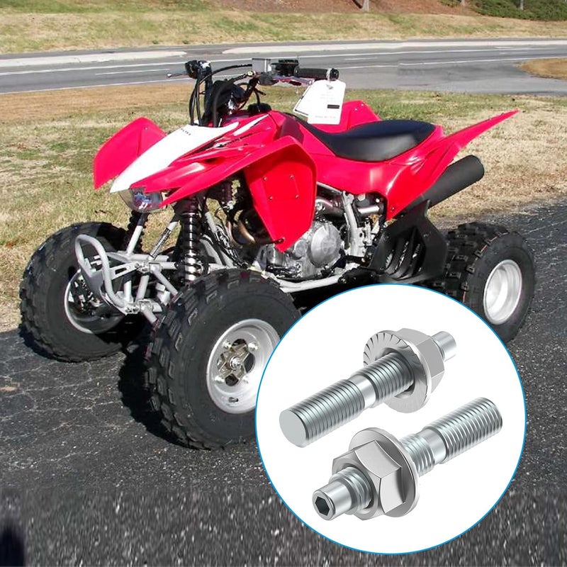WIKIBB Exhaust Stud Bolt Nuts Kit for Honda TRX400X Sportrax 400 1999-2008 Heavy Duty Exhaust Head Pipe Stud Bolts Kit - Image 3